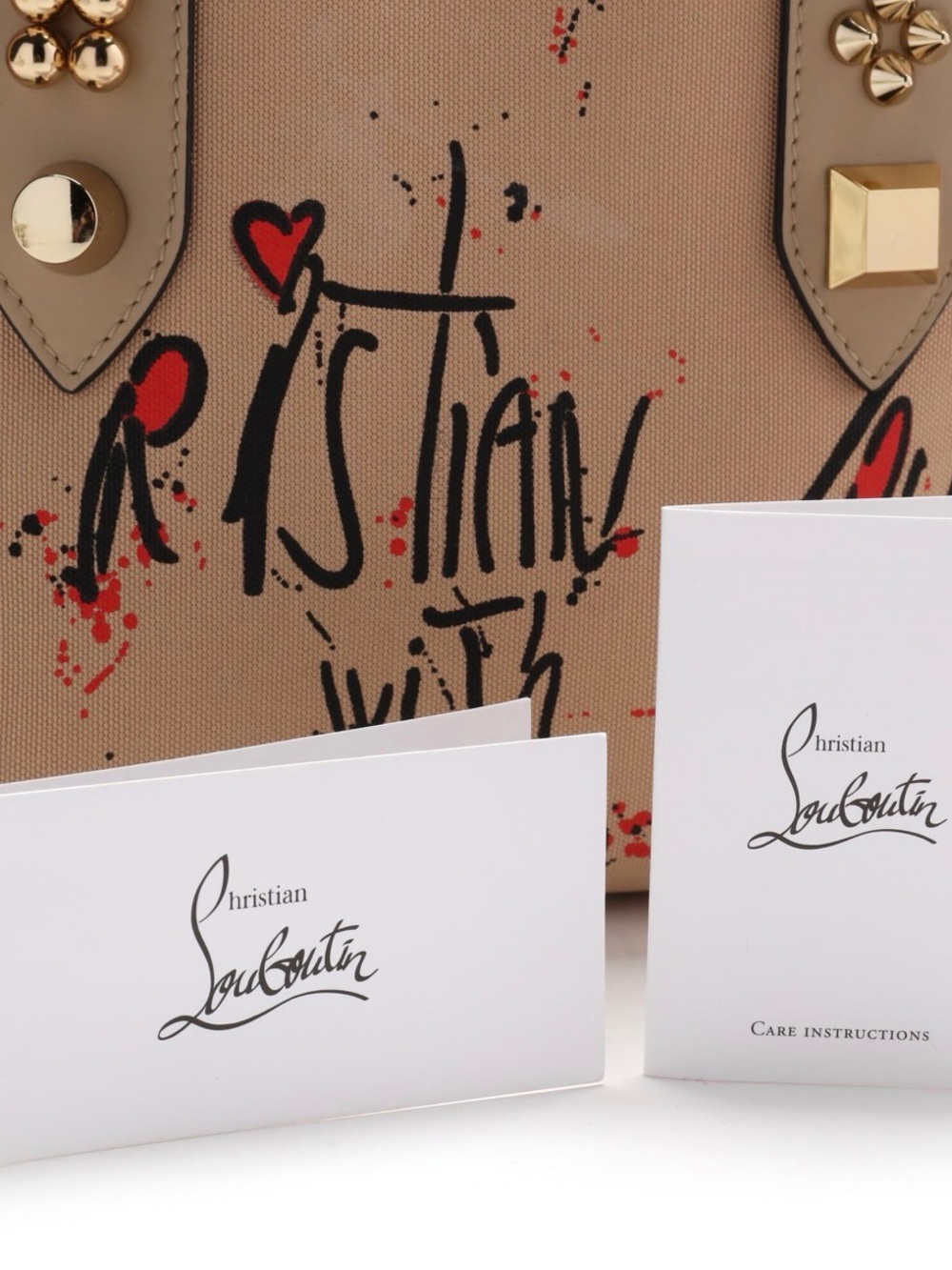 Christian Louboutin Frangibus small canvas tote - Picture 9 of 11